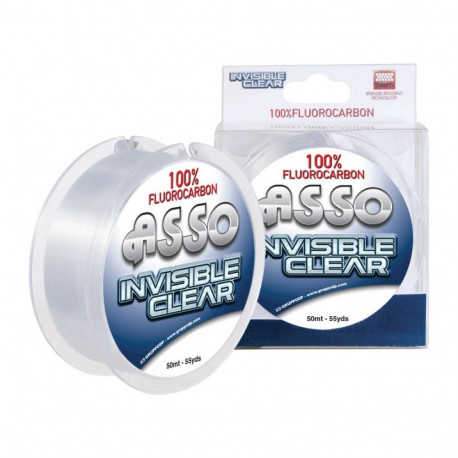 Tamiil ASSO Fluorocarbon Invisible Clear 50m 0.19mm/2.8kg white