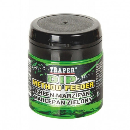 TRAPER Dip Method Feeder Green Marzipan 60g