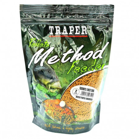TRAPER Method Feeder Pellet Tiger Nuts/Sweet Corn 2mm/500g