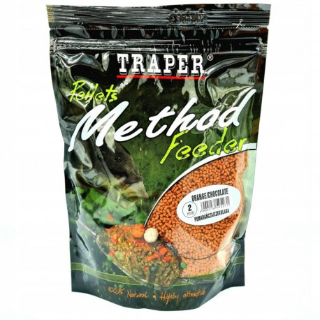 TRAPER Method Feeder Pellet Orange/ Chocolate 2mm/500g