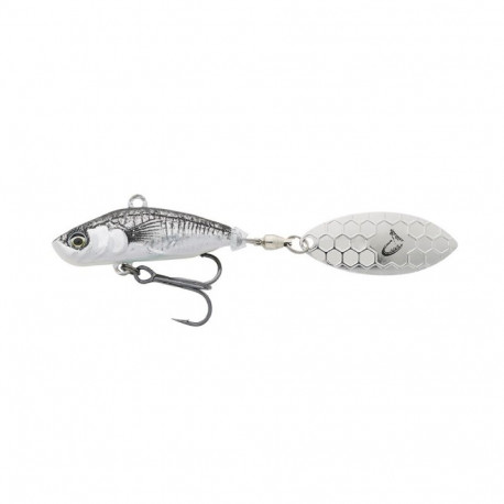 Lant SG 3D Sticklebait Tailspin 8cm/18g/2-6m Black Silver
