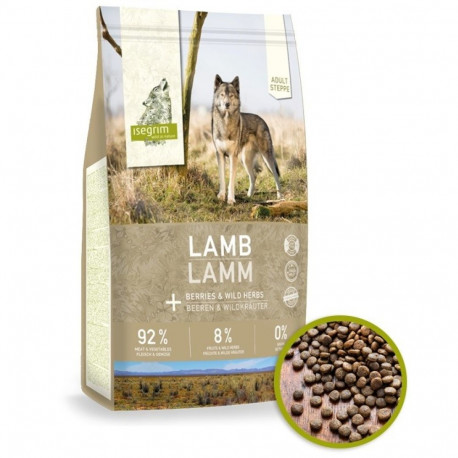 Complete (dry) feed ISEGRIM Steppe Lamb & Berries 3kg