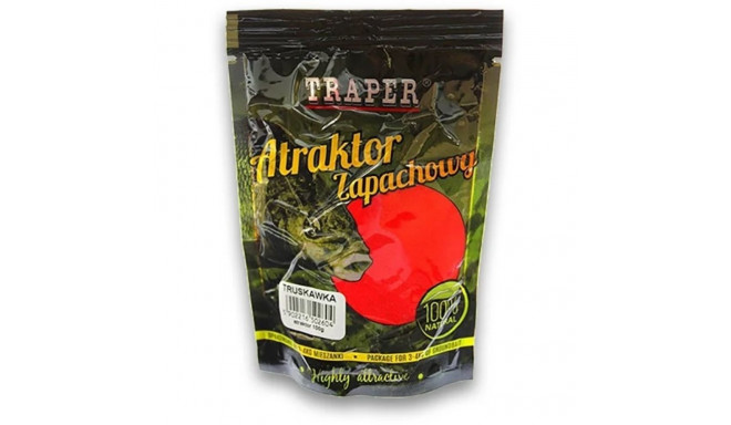 Groundbait additive TRAPER Atraktor Strawberry 100g