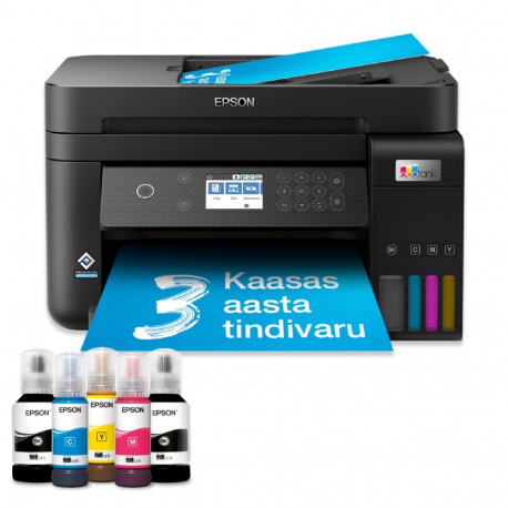 Kontorikombain Epson EcoTank L6270 A4 4800x1200dpi 15.5ppm(8.5ppm colour) 250sh WiFi LAN USB 4-ink I