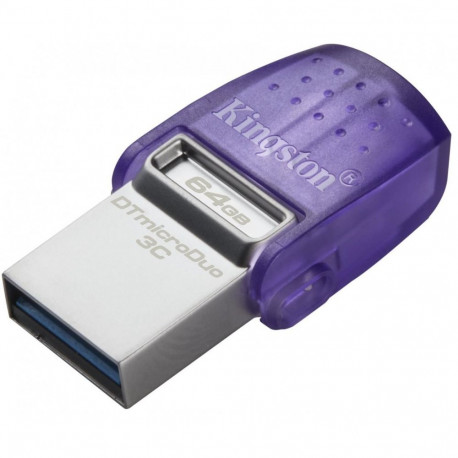 Kingston DataTraveler microDuo 3C 256GB USB Type-A + USB Type-C USB Flash drive