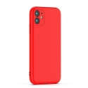 Silicon case for iPhone SE 2024 red