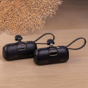 Forever mini power bank MTB-100 22.5W 5000 mAh USB C black
