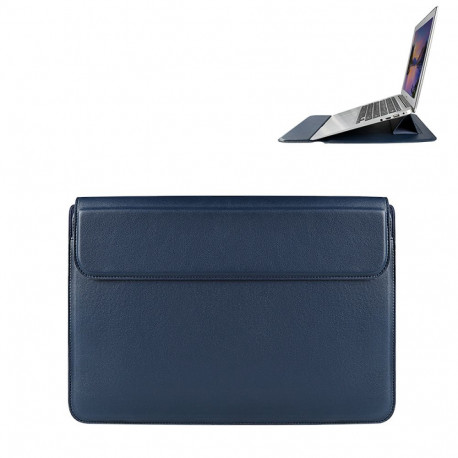 Devia laptop bag / MacBook bracket bag Ultra-Thin 15,4'' waterproof PU leather blue