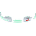 Hula hop with tabs, weight and counter HMS HHW06 green