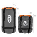 NILS CAMP Sleeping Bag NC2008 Orange-grey