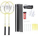 Wish Alumtec badminton racket set 2 rackets + 3 ailerons + net + lines