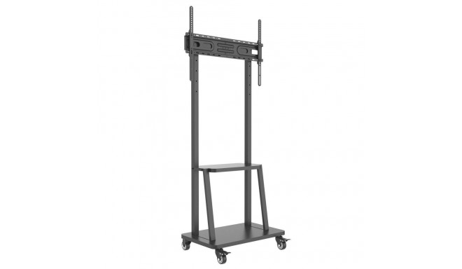 Techly põrandastatiiv riiuliga 32-70" LCD/LED/Plasma telerile