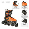 INLINE SKATES NILS EXTREME NA14112 BLACK-ORANGE SIZE. 41