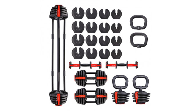 HMS SGR18 PRO SET 3-in-1 41kg reguleeritav kangikomplekt