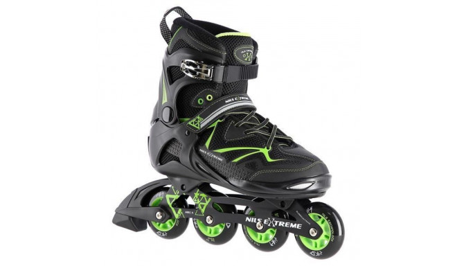 INLINE SKATES NILS EXTREME NA9022 BLACK-GREEN SIZE. 41