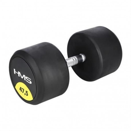 Rubberised dumbbell 47.5kg HMS HG PRO 47.5