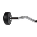 HMS GSL50 fixed barbell/rubberised broken bar 50 kg