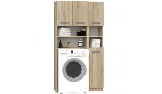 Topeshop ZESTAW MARPOL SON bathroom storage cabinet Oak