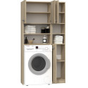 Topeshop ZESTAW MARPOL SON bathroom storage cabinet Oak