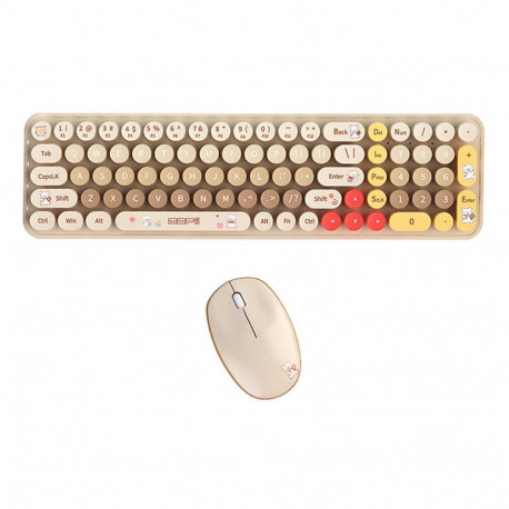MOFII Baby Bear Wireless Keyboard + Mouse Set (beige)
