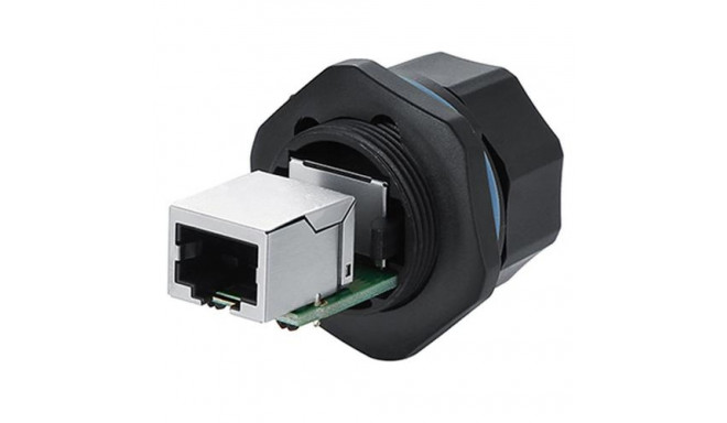 Alcasa IC06-R102 wire connector RJ45 Black