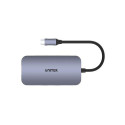UNITEK uHUB N9+ Wired USB 3.2 Gen 1 (3.1 Gen 1) Type-C Grey