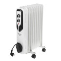 Adler AD 7816 electric space heater Outdoor White 2000 W Oil electric space heater