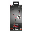 Trust TRU GXT 408 Headset Wired In-ear Gaming Black, Red