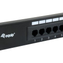 Equip 16-Port Cat.5e Unshielded Patch Panel, Black