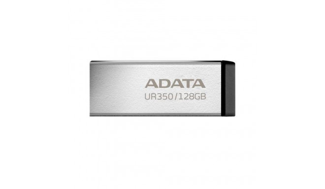 ADATA UR350 USB flash drive 128 GB USB Type-A 3.2 Gen 1 (3.1 Gen 1) Black, Silver