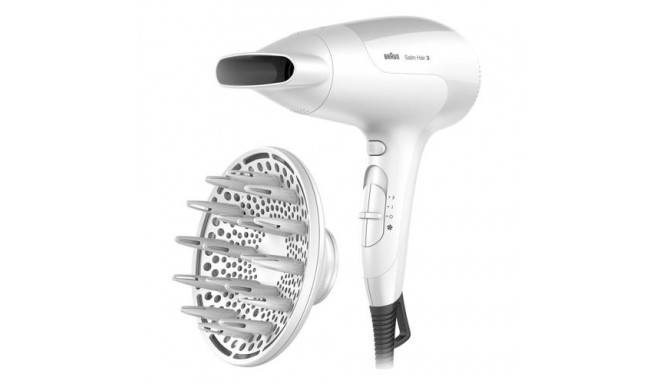 Braun Satin Hair 3 HD 385 hair dryer 2000 W White