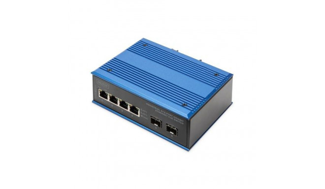 Digitus Industrial 4+2 port Gigabit Ethernet PoE switch