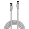 Lindy 1m Cat.8.1 S/FTP LSZH Cable, Grey