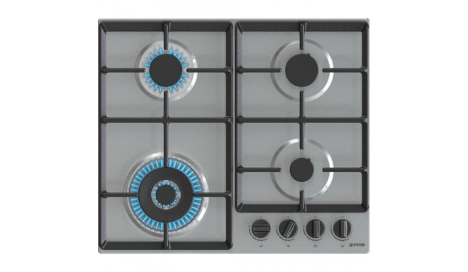 Gorenje GW641EBX hob Stainless steel Built-in 60 cm Gas 4 zone(s)