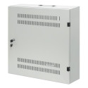 Intellinet Low-Profile 19&quot; Wall Mount Cabinet with 4U Horizontal and 2U Vertical Rails Slim