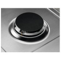 Electrolux KGS6424SX hob Stainless steel Built-in 56 cm Gas 4 zone(s)