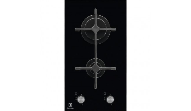 Electrolux EGC3322NVK hob Black Built-in Gas 2 zone(s)