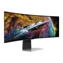 Samsung G95SC computer monitor 124.5 cm (49&quot;) 5120 x 1440 pixels Dual QHD OLED Silver