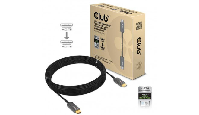 CLUB3D Ultra High Speed HDMI™ Certified AOC Cable 4K120Hz/8K60Hz Unidirectional M/M 10m/32.80ft