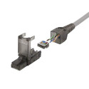 Deltaco MD-105 wire connector RJ-45 Grey