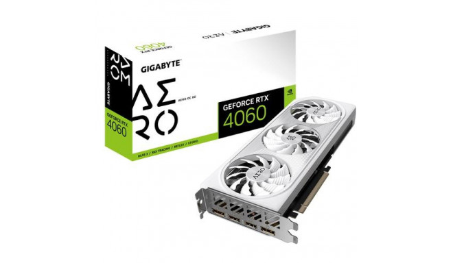 GIGABYTE AERO GeForce RTX 4060 OC 8G NVIDIA 8 GB GDDR6
