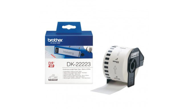 Brother DK-22223 printer label White