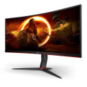 AOC G2 CU34G2X/BK LED display 86.4 cm (34&quot;) 3440 x 1440 pixels Quad HD Black, Red