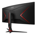 AOC G2 CU34G2X/BK LED display 86.4 cm (34&quot;) 3440 x 1440 pixels Quad HD Black, Red