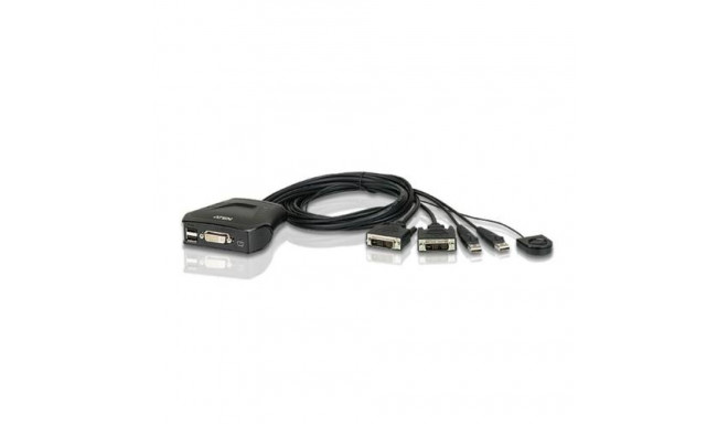 ATEN CS22D KVM switch Black