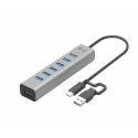 i-tec USB-C/USB-A Charging Metal HUB 7 Port