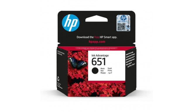 HP 651 Black Original Ink Advantage Cartridge