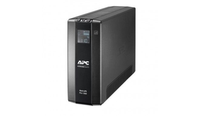 APC Back-UPS Pro, 1300VA/780W, Tower, 230V, 8x IEC C13 outlets, AVR, LCD, User Replaceable Battery