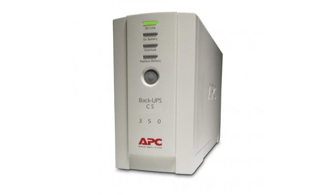 APC Back-UPS, 350VA/210W, Tower, 230V, 4x IEC C13 Outlets , User Replaceable Battery