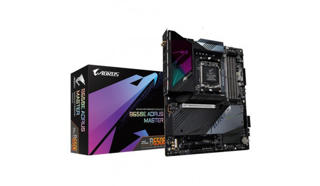 GIGABYTE B650E AORUS MASTER Motherboard - Supports AMD AM5 CPUs, 16+2+2 Digital VRM, up to 8000MHz D